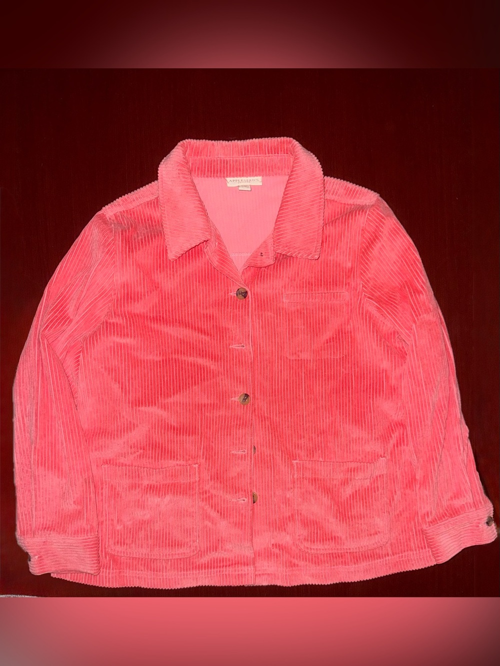 Appleseed's Vibrant Pink Corduroy Blazer